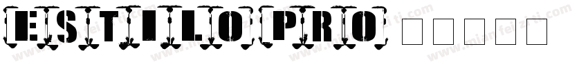 Estilo Pro字体转换